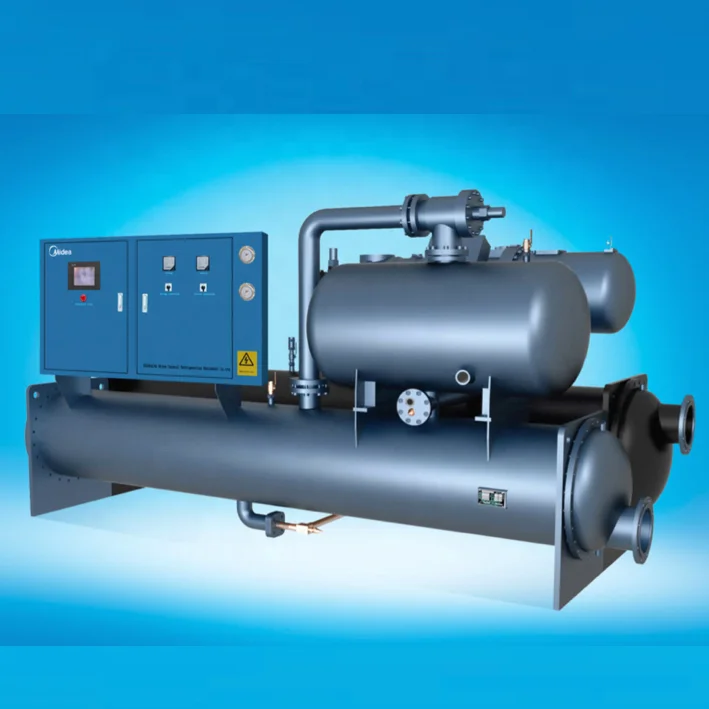 R134a flooded type screw chiller (water cooled)