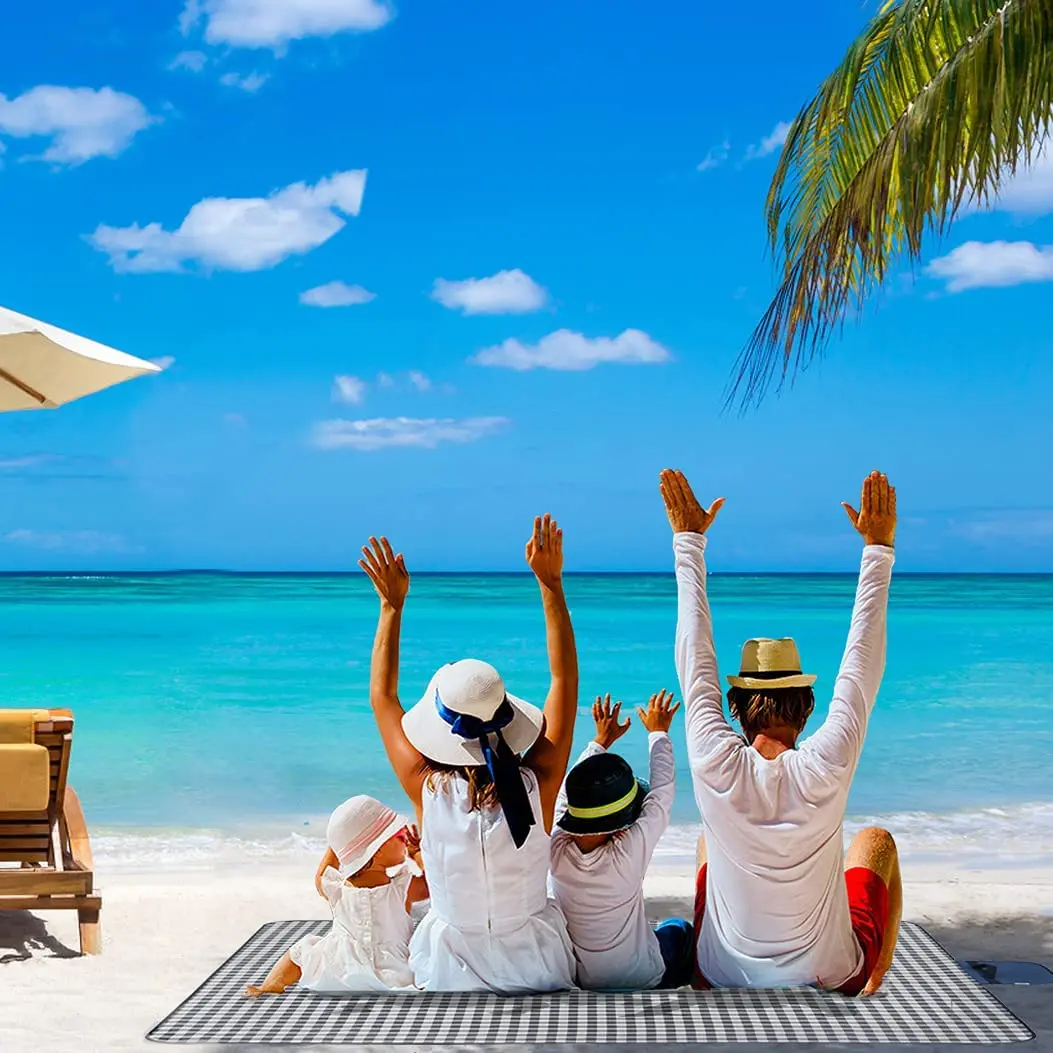 WOQI High Quality Waterproof Outdoor Camping Hiking Picnic Tote Mats