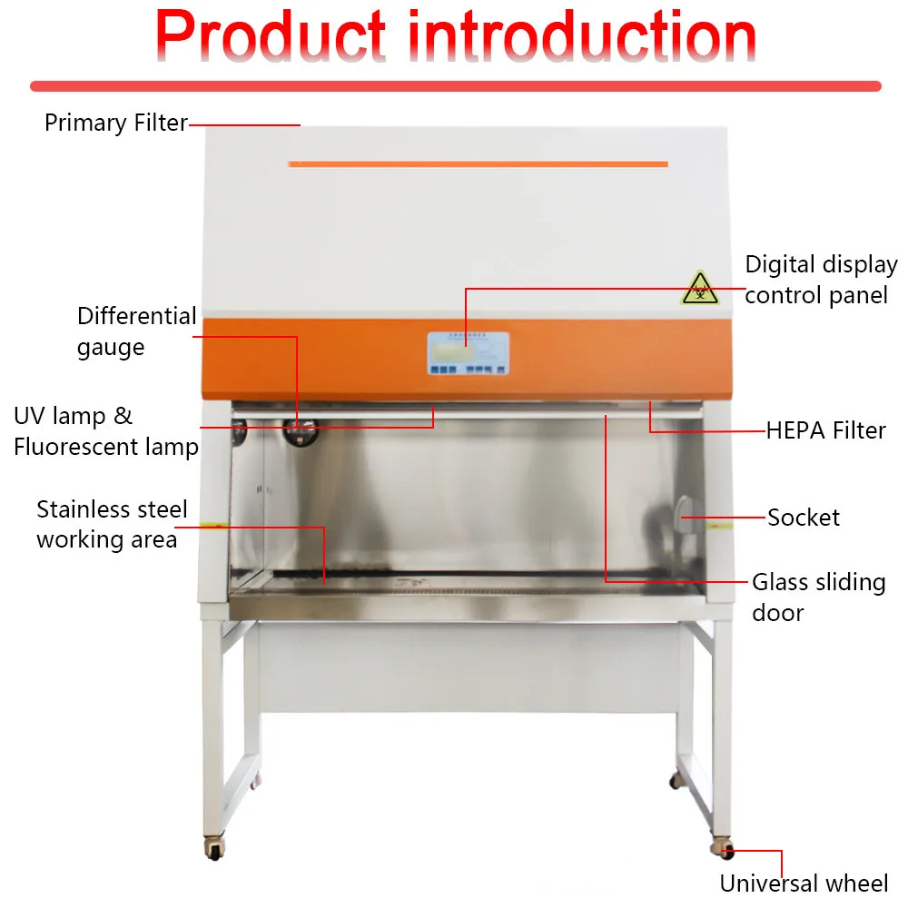 Biosafety Cabinet class 2 A2 B2 Laboratory Use for Sale