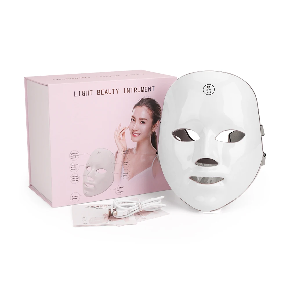 Factory Supply Led Face Mask Therapy Led Face Maskss Beauty Rose Gold Led Face Mask