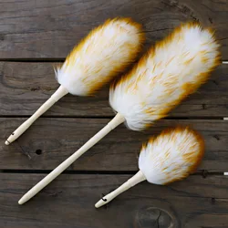 Dust Brush Household Feather Duster Dusting Cleaning Wool Duster Brush for Dust Broom