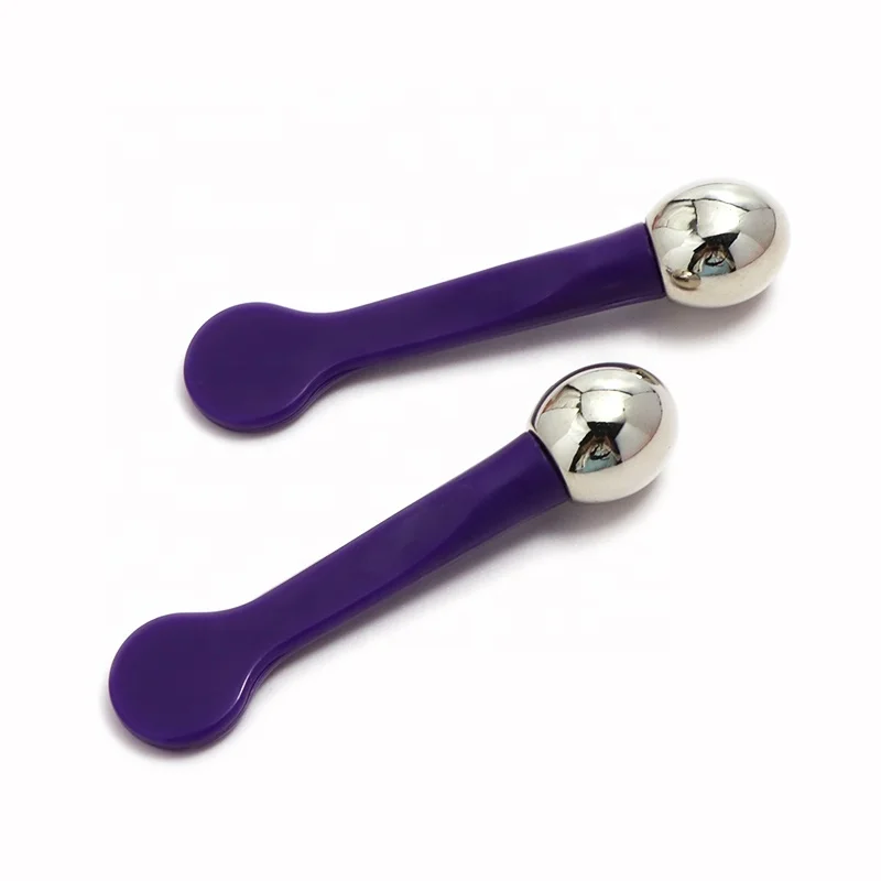 Индивидуальный логотип синий маленький крем для лица аппликатор маска шпатель мини-маска PP косметика пластиковая ложка