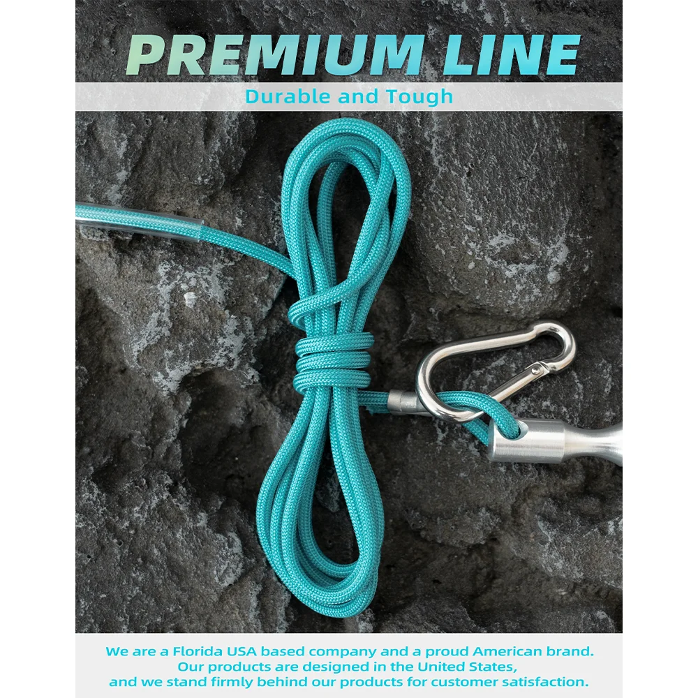 Fishing Tackle Stringer Clip Fish Holder Stringer Lock Stainless Steel Rope Fish Lock Belt