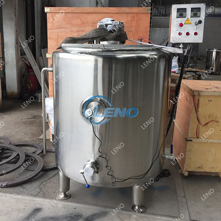 Sanitary stainless steel heating mixing tank paraffin wax melting tank