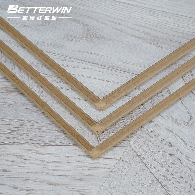 Natural colour solid hardwood oak herringbone laminate flooring for indoor residential