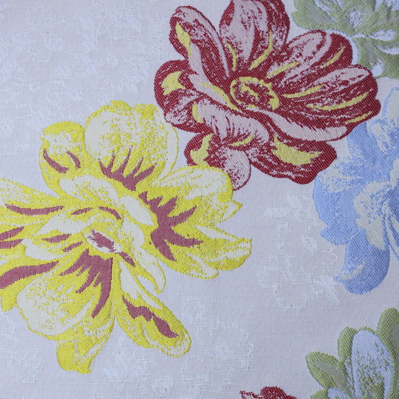 Good Quality 80% Polyester 20% Cotton Jacquard Home Textile Fabric For Curtain JACQUARD FABRIC