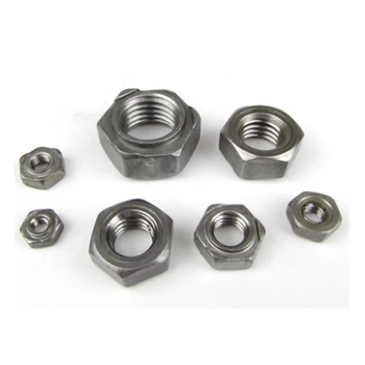 Din928 Din929 Stainless Steel Galvanized Hex Weld Nut