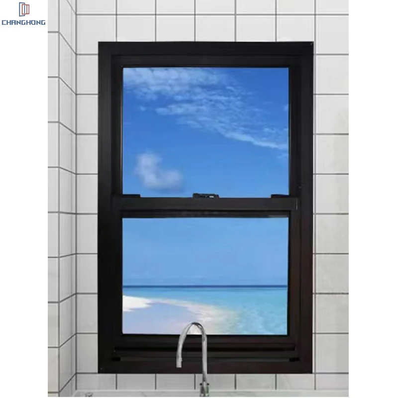 High Quality Aluminum Windows Soundproof Security Windows Single Hung Window