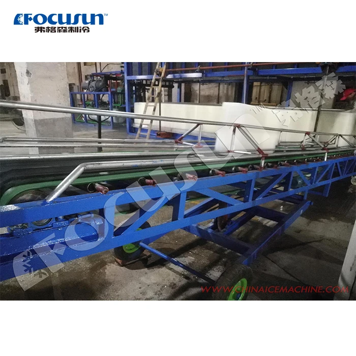 Customizable and High-performance 15tons direct evaporation system block ice making machines