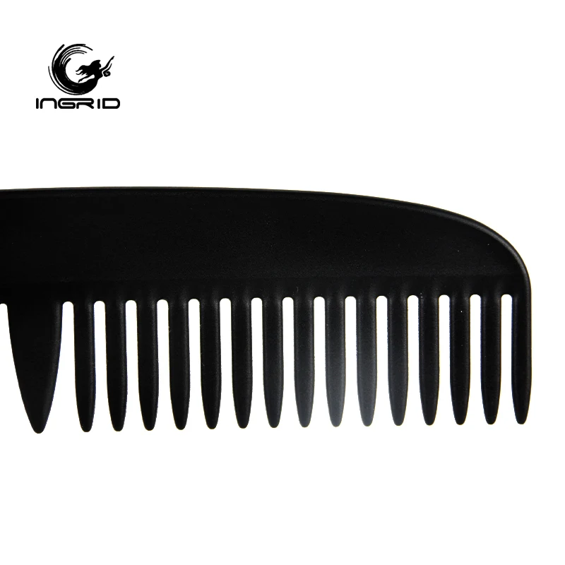 Private Label Professional Barber High Heat Resistance Carbon Comb Anti Static Carbon Fiber Comb