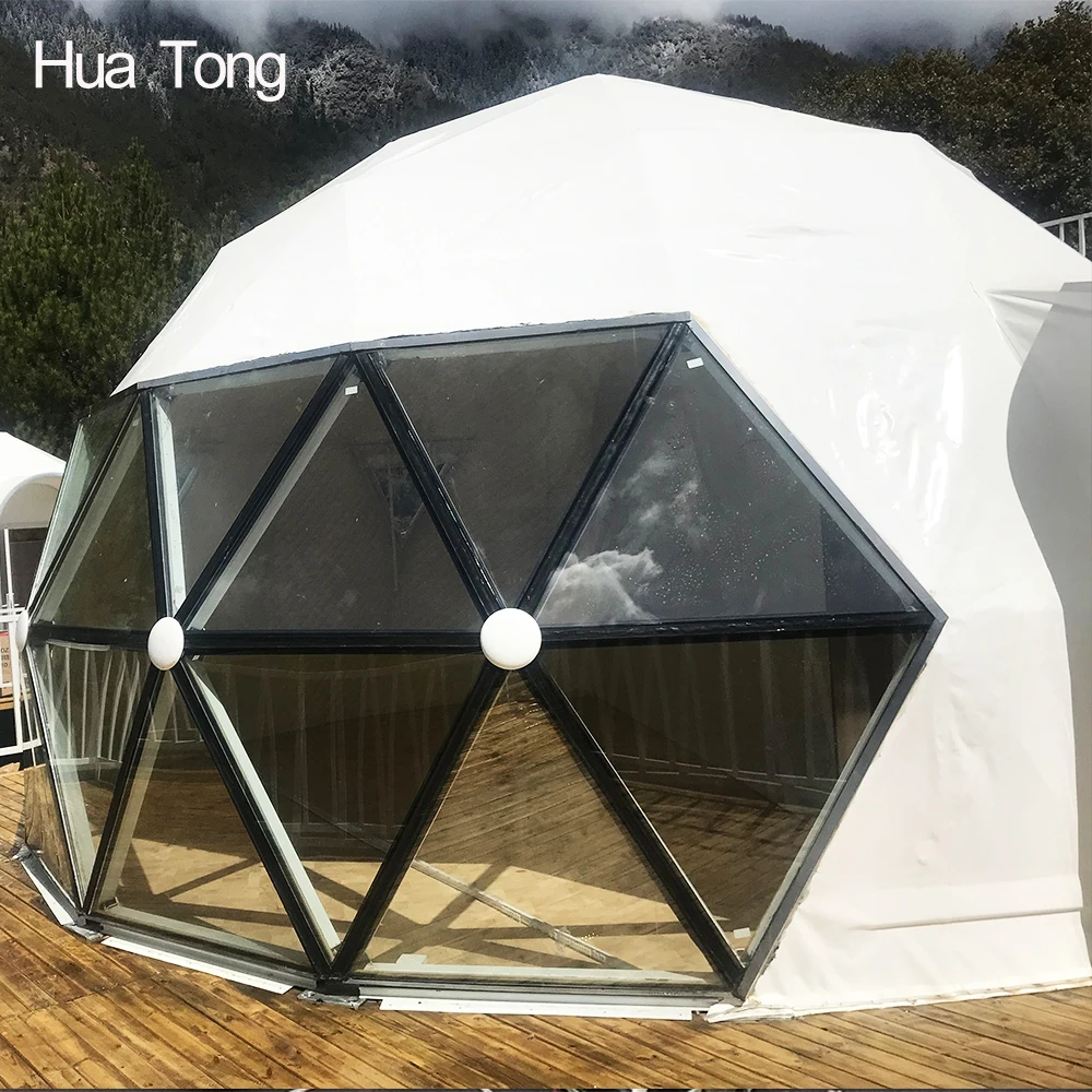 Transparent dome tent geodesic outdoor camping dome tent for glamping