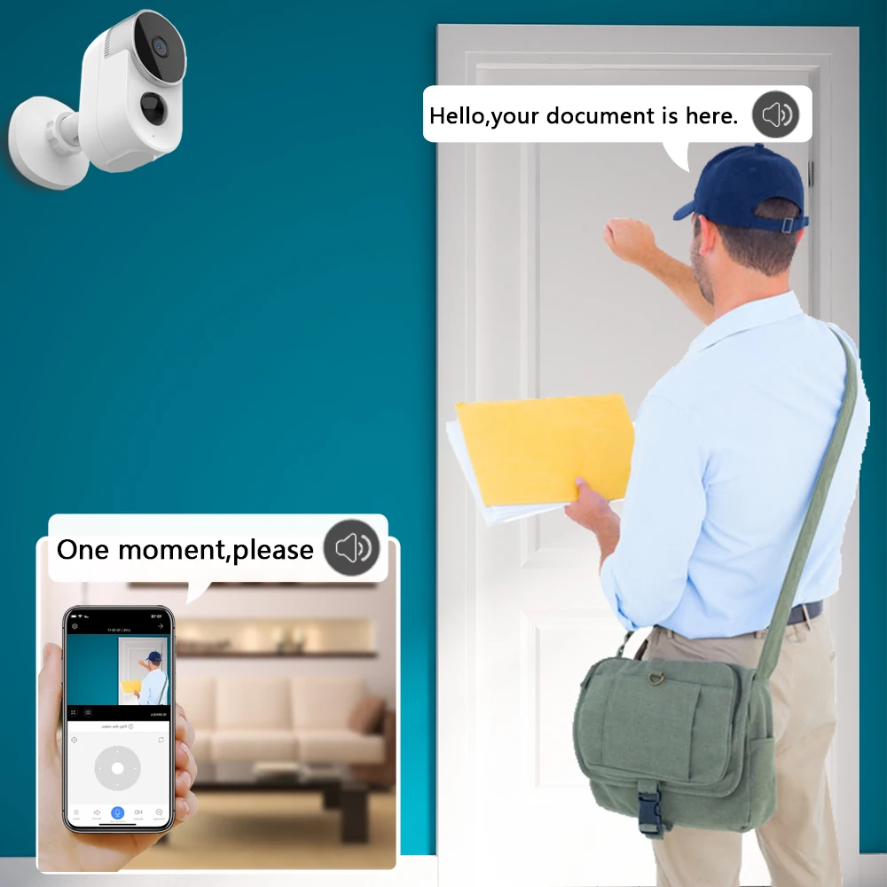 Video Doorbell Smart Wireless Wifi Security Door Bell Camera Visual Recording Home Monitor Night Vision Intercom Door