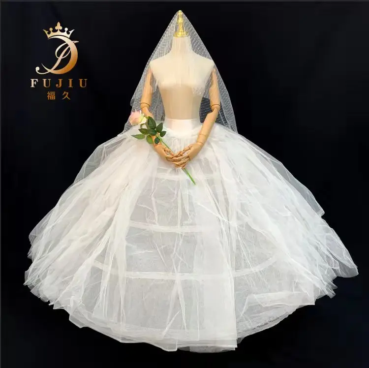 high quality  4  Hoops Petticoats Bustle Tail swing for Ball Gown Wedding Accessories Bridal NO.8