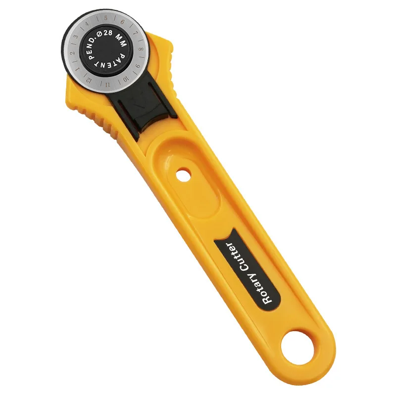 28mm/45mm Cloth Rotary Roller Cutter Fabric Cutting Tool Leather Paper Vinyl strips Rotary Cutter Sewing Tools