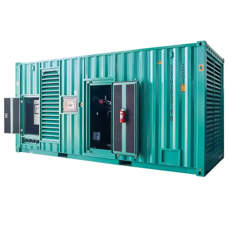 1100kw 1200kw 1600kva Containerized silent type diesel genset power with Cummins engine KTA50-G8