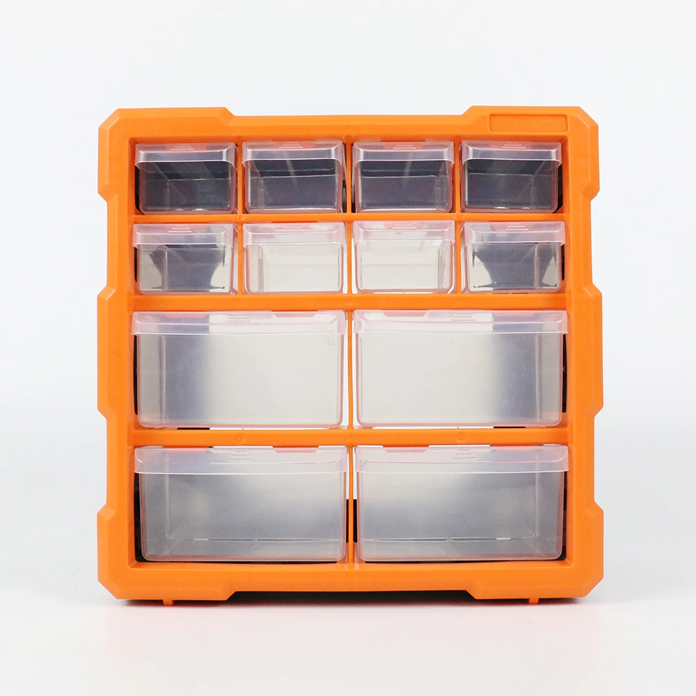 Plastic Storage Organizer Box Tool Case with Compartments Multi-function Hardware Screw Parts Boxes