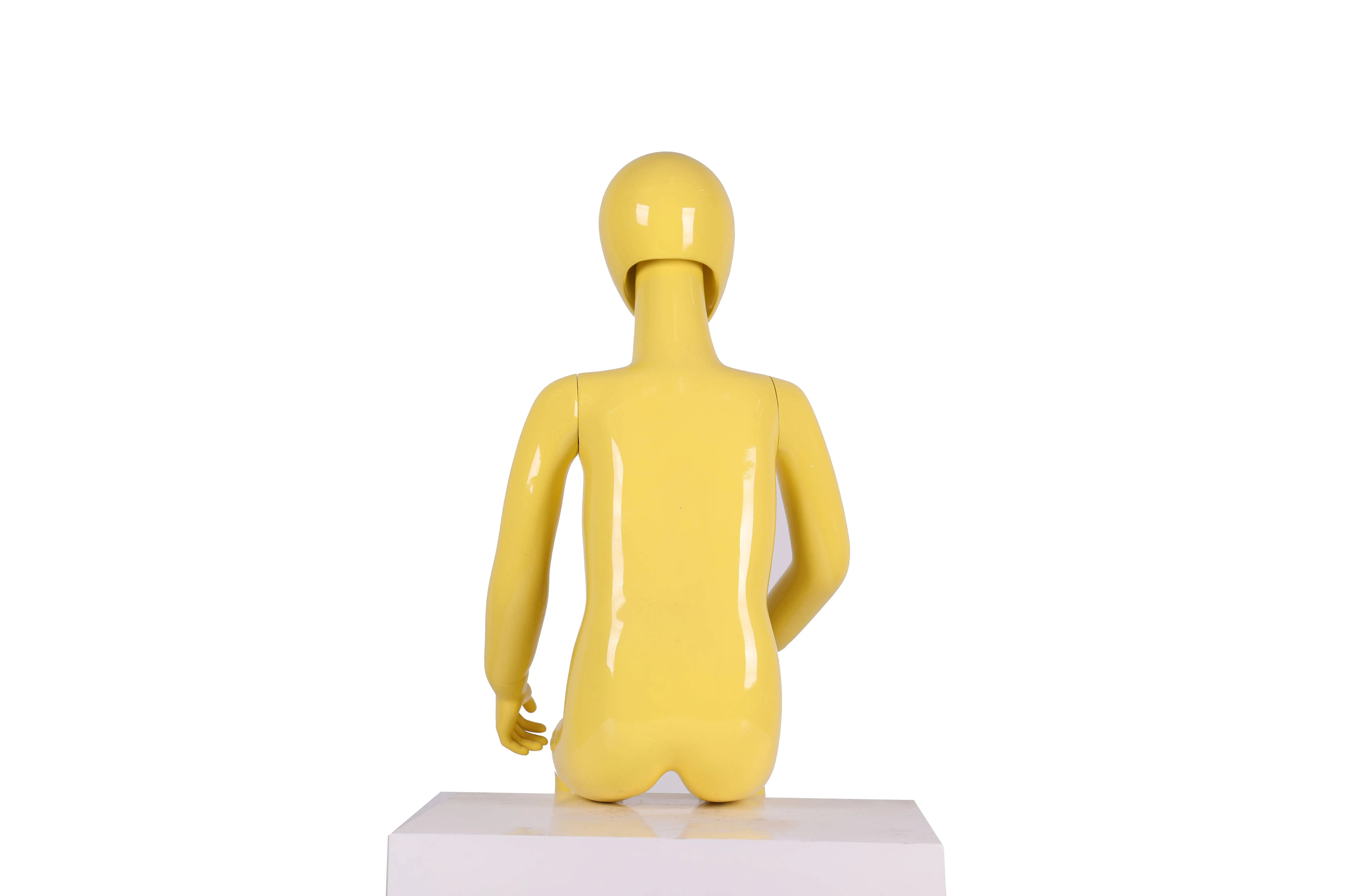 Full Body Kids Mannequin for Window Display Children Clothes Mannequin Base in Fiberglass Popular Size Sitting 15-30days 10/pc