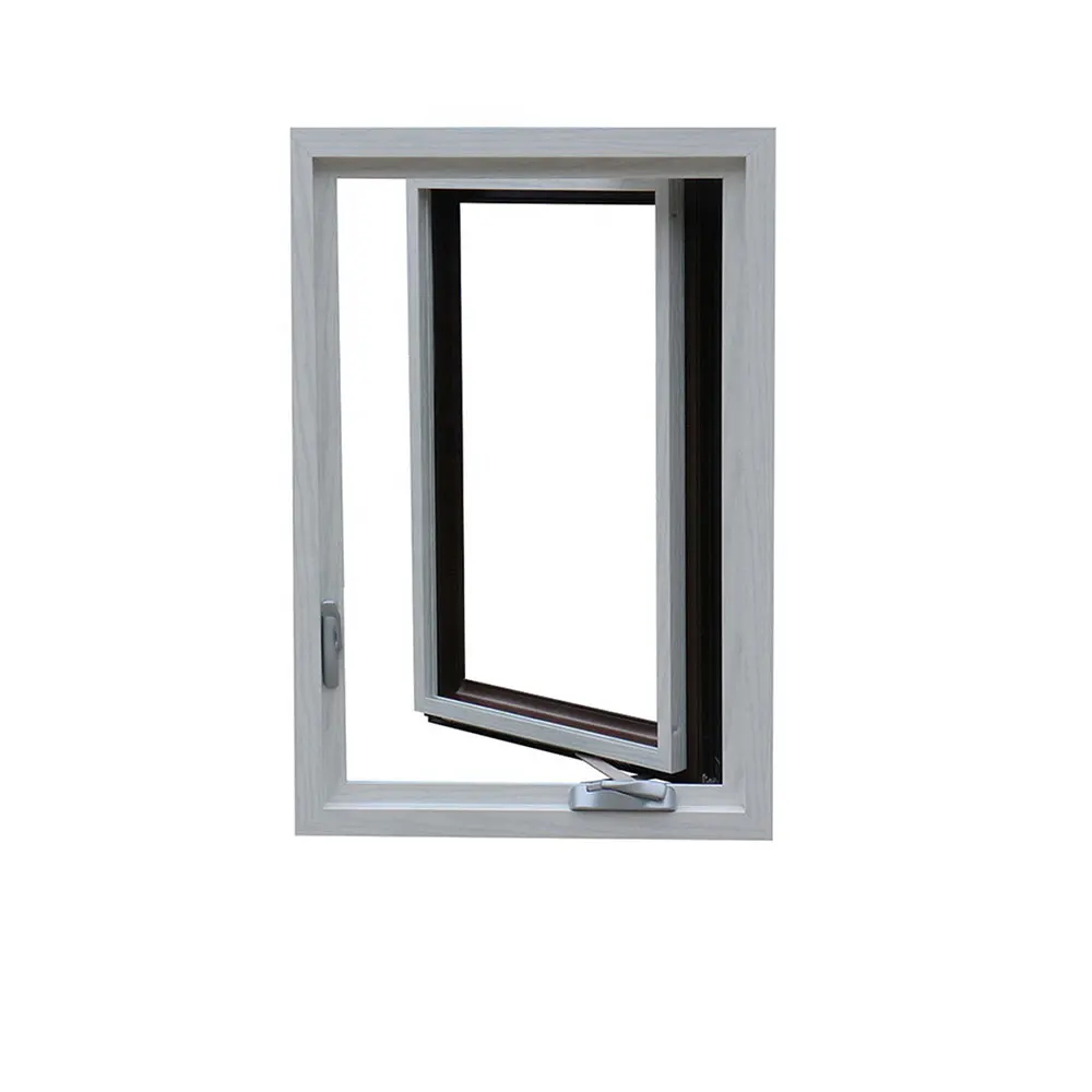 Prima Modern Factory Sale Building Materials Vinyl Casement Windows  Commercial Upvc Pvc Plastic Garden
