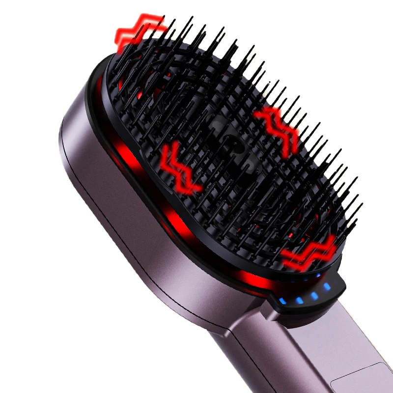 Hot Selling Electric Hair Growth Comb Red Light Therapy Electric Scalp Massage Comb Electric Comb for Hair Growth