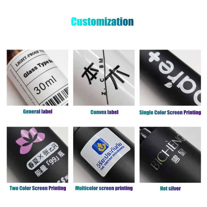 Wholesale matte black cosmetic packaging 15ml 30ml 50ml empty airless spray bottle serum pump lotion bottle