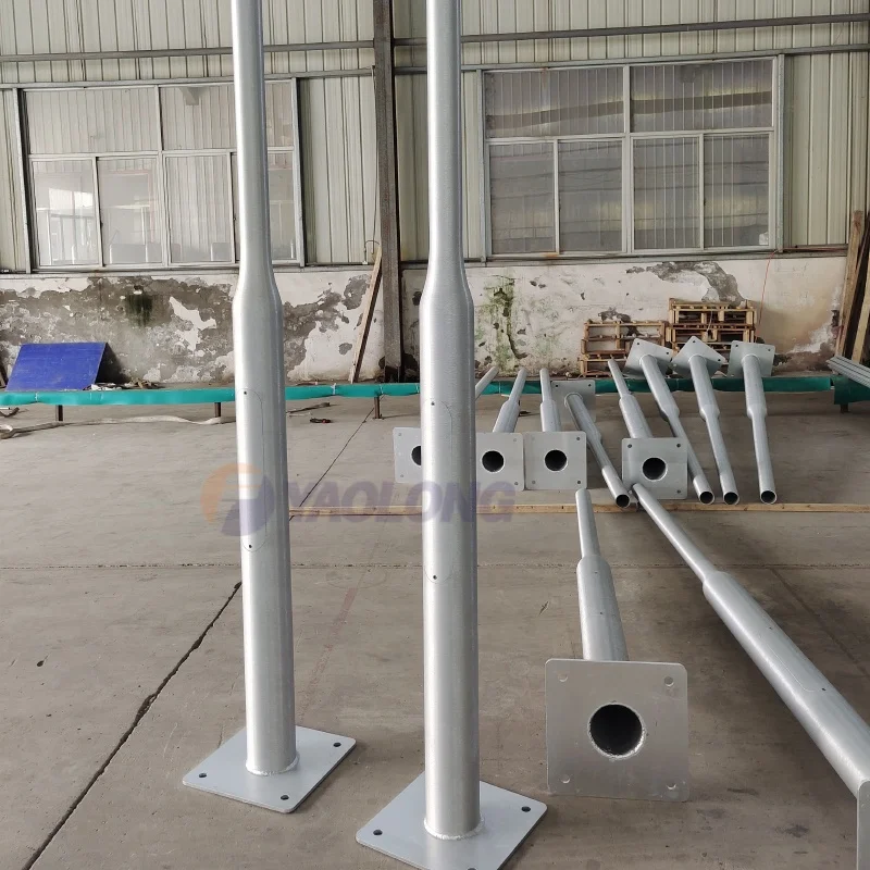 7 м 9 м Декоративный Круглый Электрический конический осветительный шест