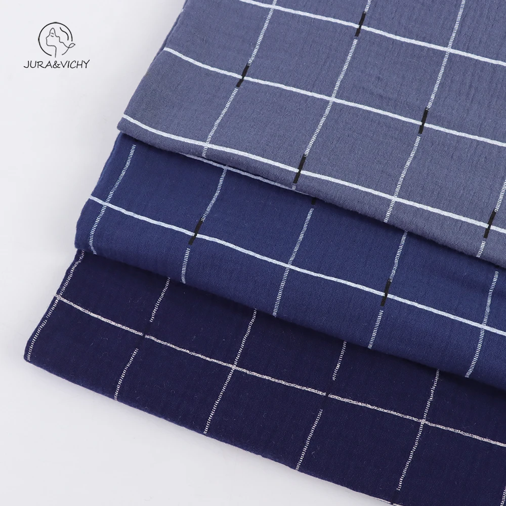 Factory cheap price 40S 100% cotton muslin printed two layer gauze fabric