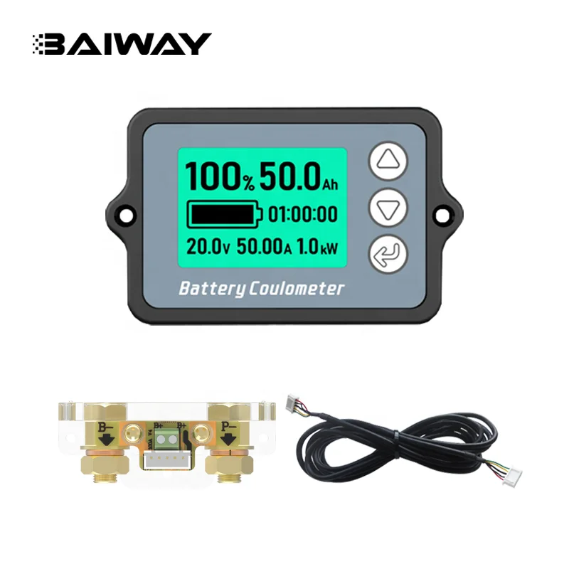 BW-TK15 80V100A Universal LCD Car Battery monitor Charge discharge battery Capacity level Indicator meter tester