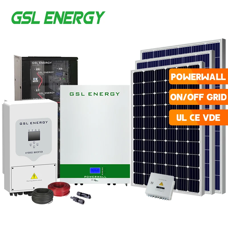 
New Product Vertical Wind Solar Generator 6000W Kit Hybrid System Solar Energy System Powerwall 5Kwh 7Kwh 10Kwh 