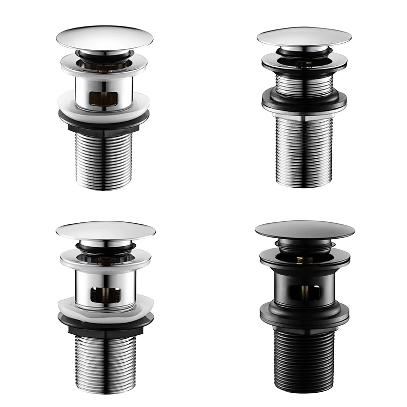 GEE-N Luxury Toilet & Accessories Stainless Steel Sink Drainer Pop up Pull Basin Sink Drainer