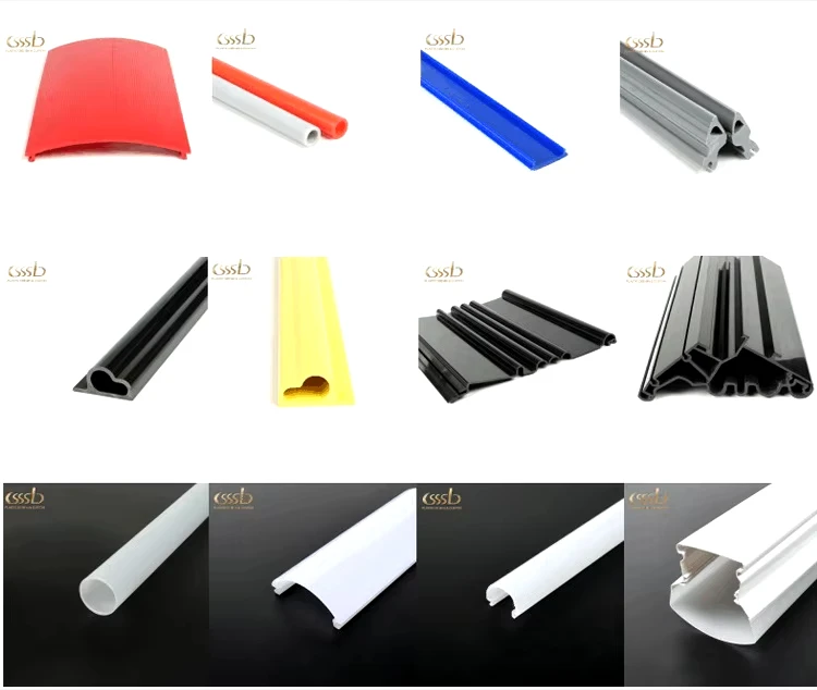 Electrical cable ducting conduit trunking upvc inward tilt and turn corner plastic extrusion profile