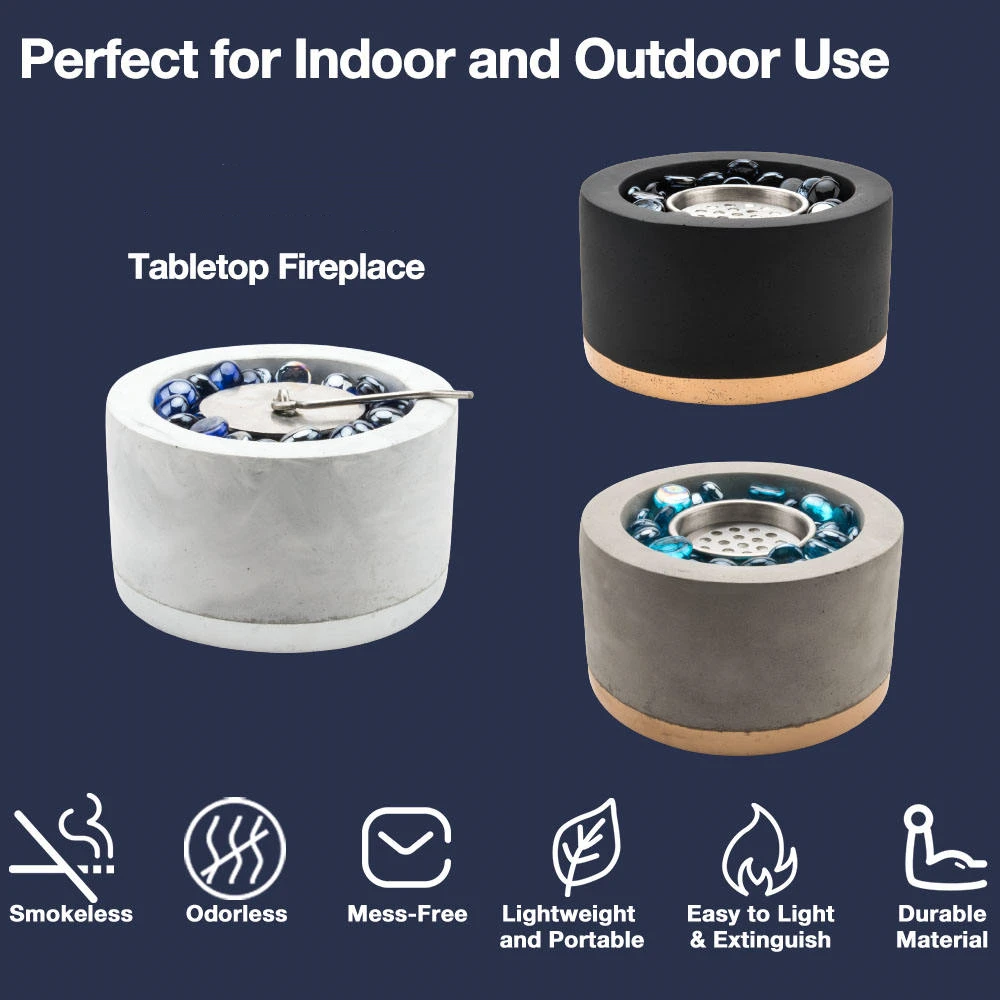 Smores Maker Indoor Mini Tabletop Fireplace Portable Small Firepit Smores Maker Table Top Fire Pit