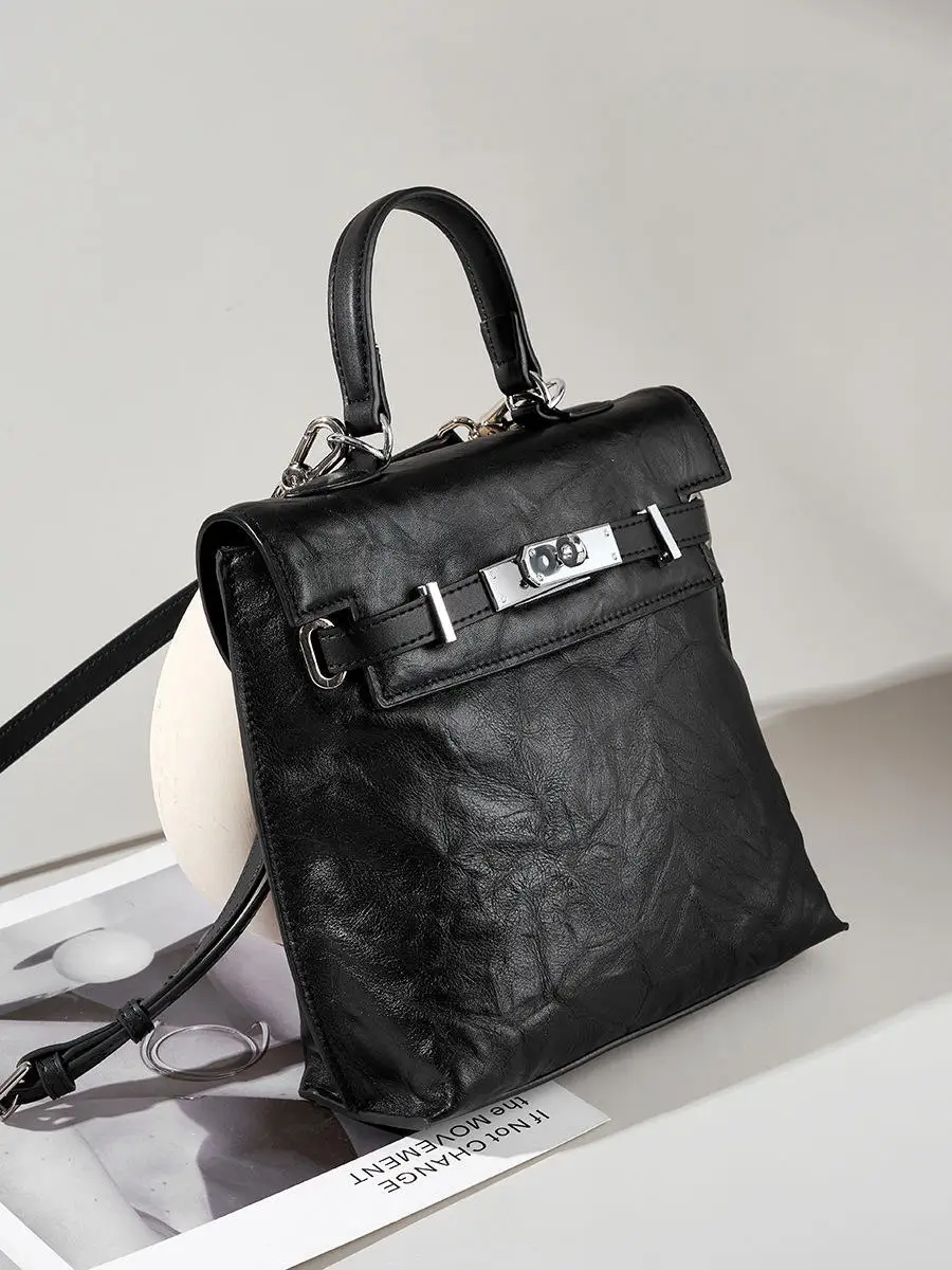 Crossbody shoulder handbag tote leather Underarm bags 2024 fashion Women ladies female messenger travel office shopping backpack