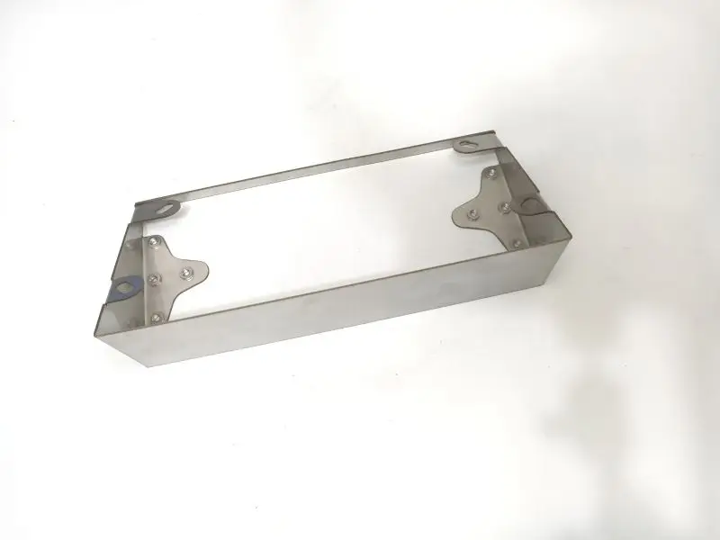 Customized Fabrication Chassis Base Stainless Steel Aluminum black Powder Coating Oxide Painted Stamping Bending Punching