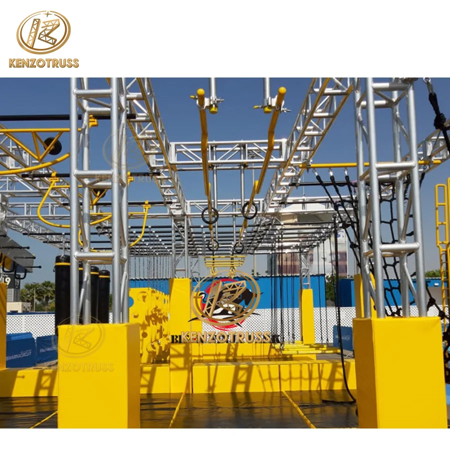 Indoor Outdoor Playground Ninja Warrior Obstacle Course Gym Equipment for Kids and Adults