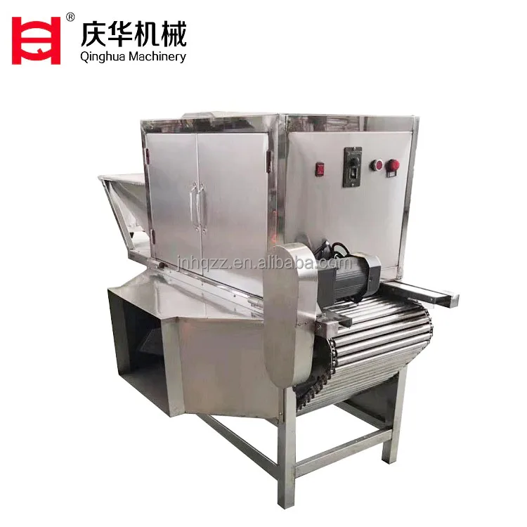 Small garlic chain peeler New automatic garlic peeling machine