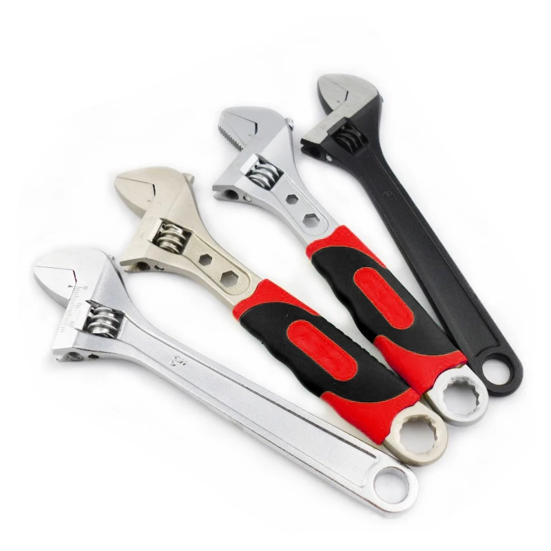 China Factory Wholesale Low Price Adjustable Spanner Money Wrench with Mirror Chrome Plated Surface
