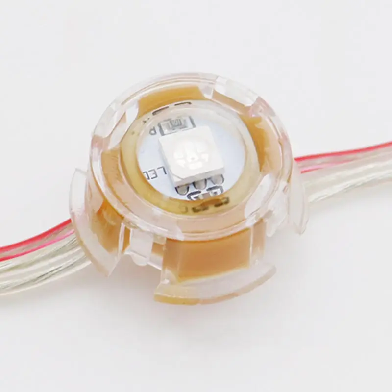 DMX 3 points rgb pixel led 20mm led pixel point light for Amusement rides