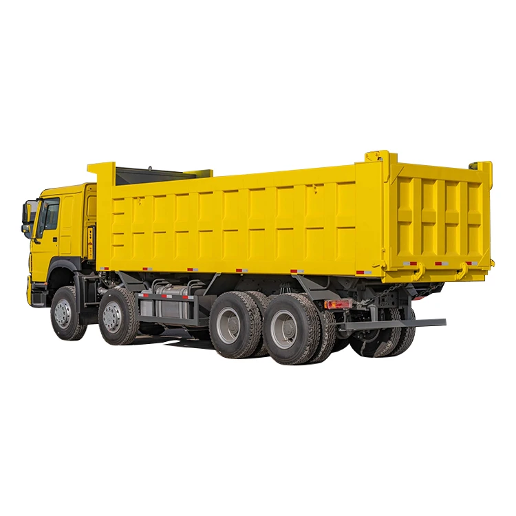 Transauto Sinotruk HOWO 8*4 б/у дизельный тяжелый самосвал распродажа 10 колесных машин полезная нагрузка 30-40 тонн 371 л.с. китайский грузовик левое Рулевое управление
