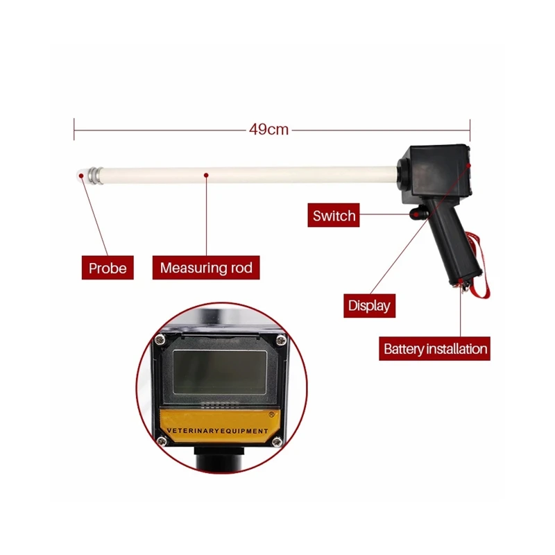 Veterinary detection pregnancy equipment dog and cat ovulation detector