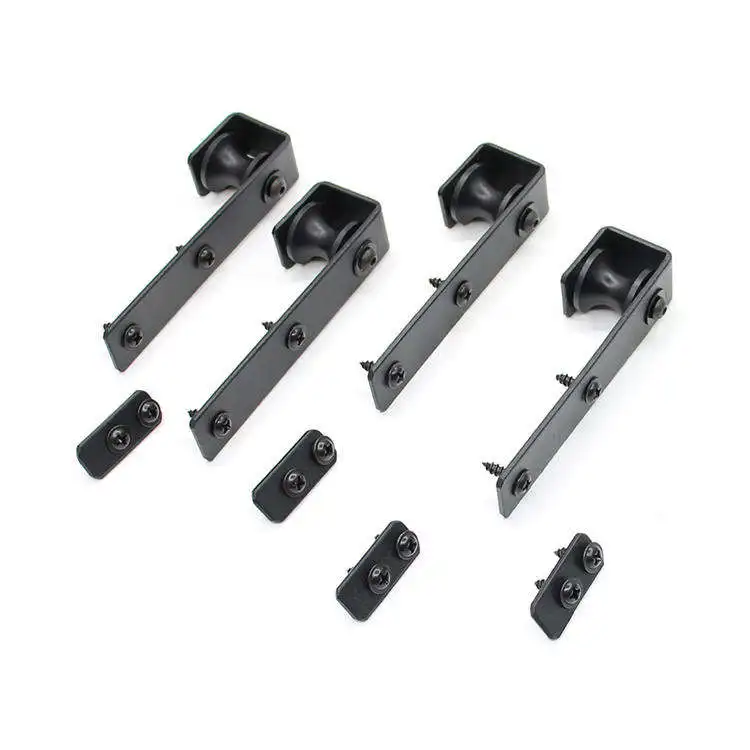 Factory Wholesale High Quality Barn Door Carbon Steel Sliding Hanging Door Roller Guide Cabinet Door Sliding Rail