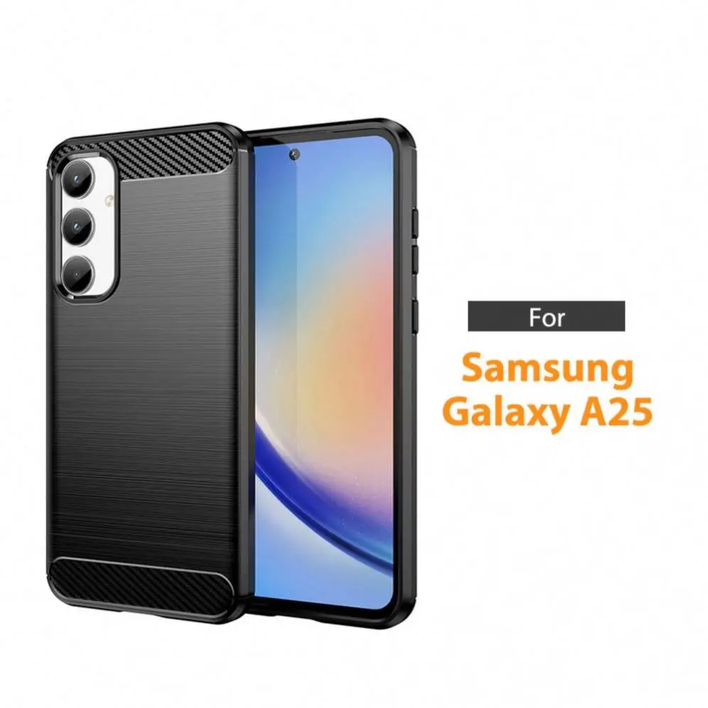 Wholesale Vegan Leather Phone Case For Galaxy A25 Matte Skin Feel Clear Shockproof Drop Proof Embossed Pressed Flower