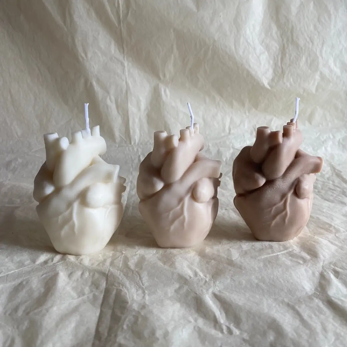 Heart Candle I Heart Candle I Anatomical Heart Candle