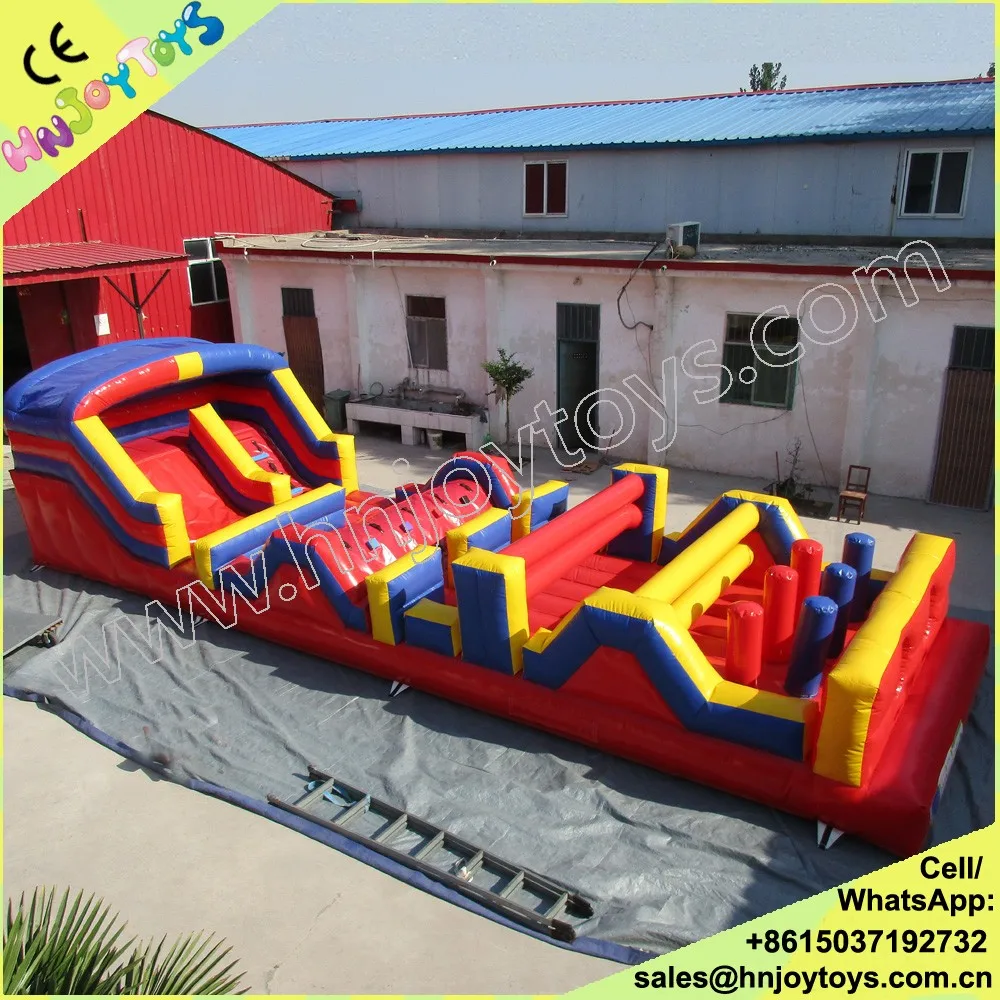 
Huge Inflatable Sport Game Inflatable Challenge Race Inflatable Obstacle Course For Kids And Adult Play 
