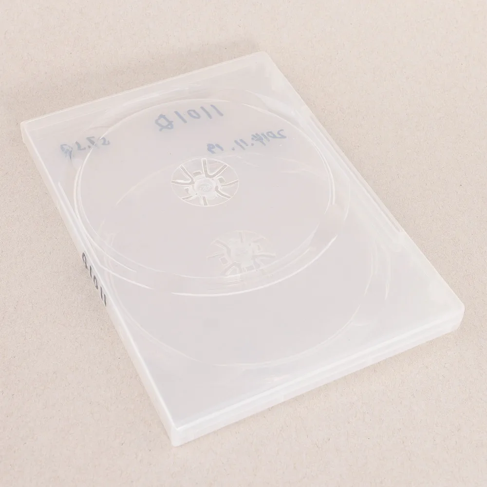 
2021 Latest Wholesale Pp 2 Disc Dvd Case Custom Plastic Cd Case Clear 