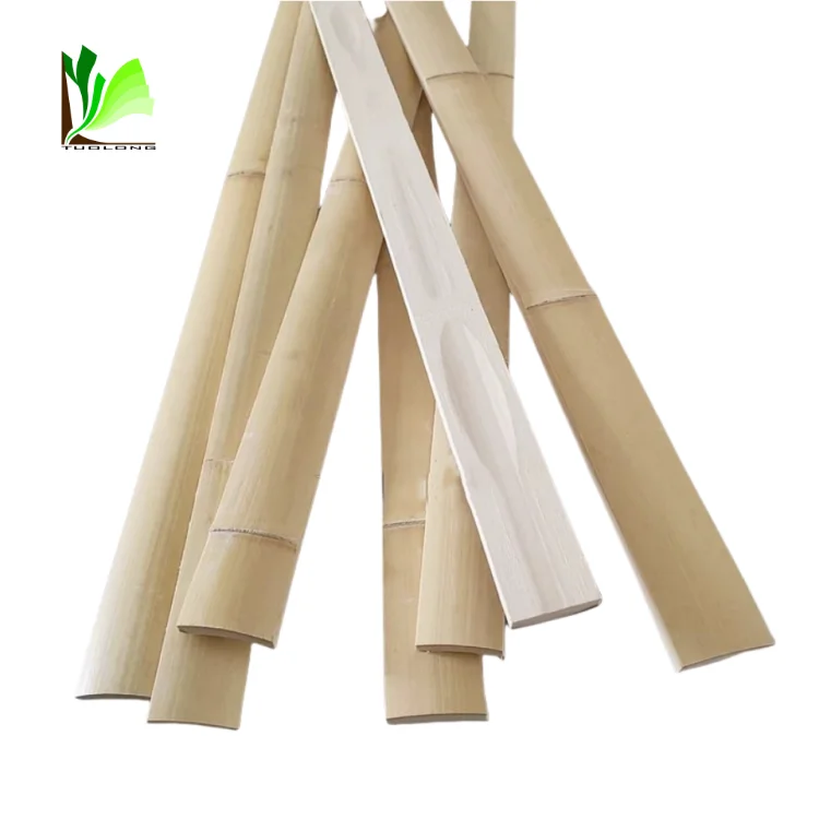 Customized natural bamboo slats strips for indoor and outdoor decorations