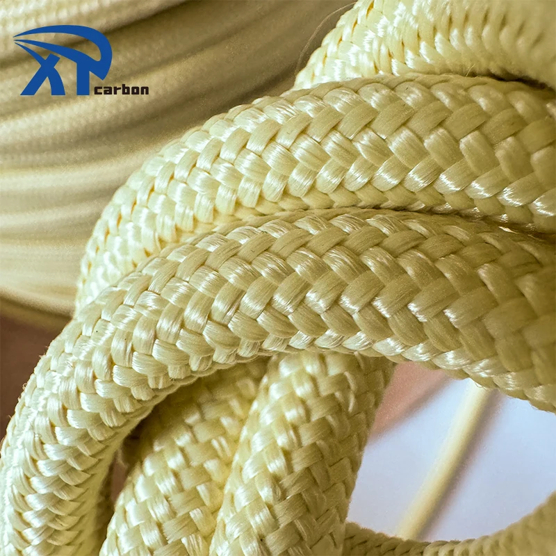 Manufacturer Custom Aramid Kevlars Rope 1-30 mm High Strength Industrial Fireproof Flame retardant Aramid Rope