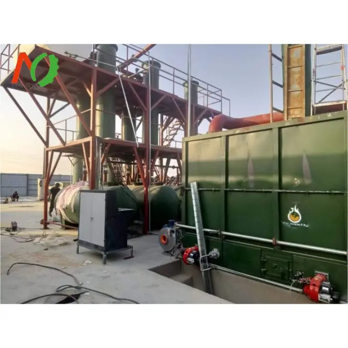 6tons batch type petrol refinery small scale crude petroleum oil refinery distillation equipment