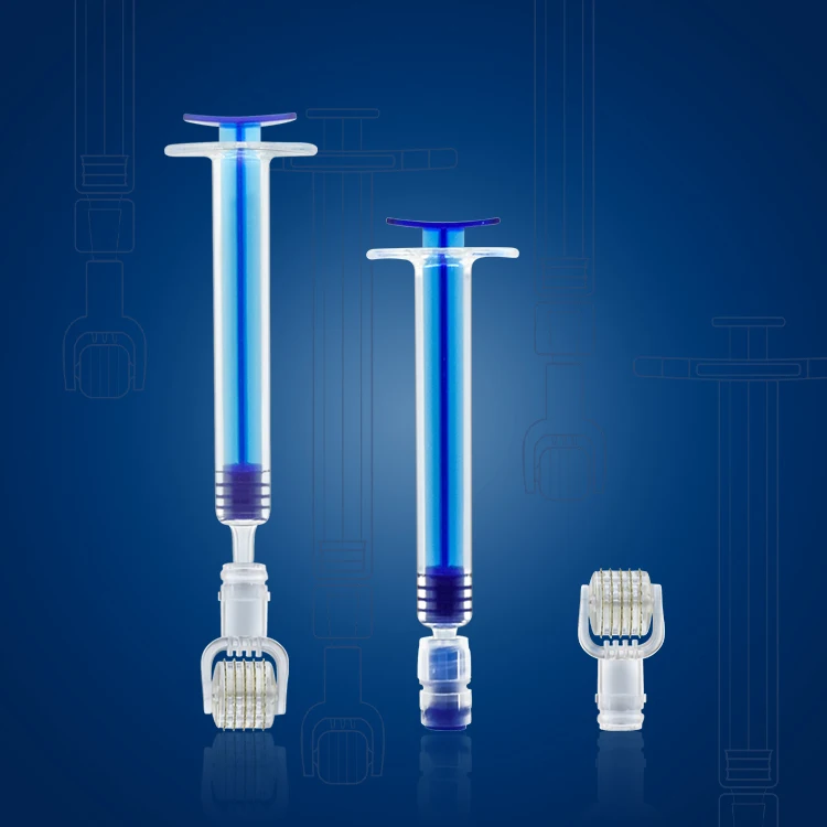 Новинка мезотерапия Aqua Derma Roller в ампулах шприц для мезотерапии сыворотка-аппликатор ухода