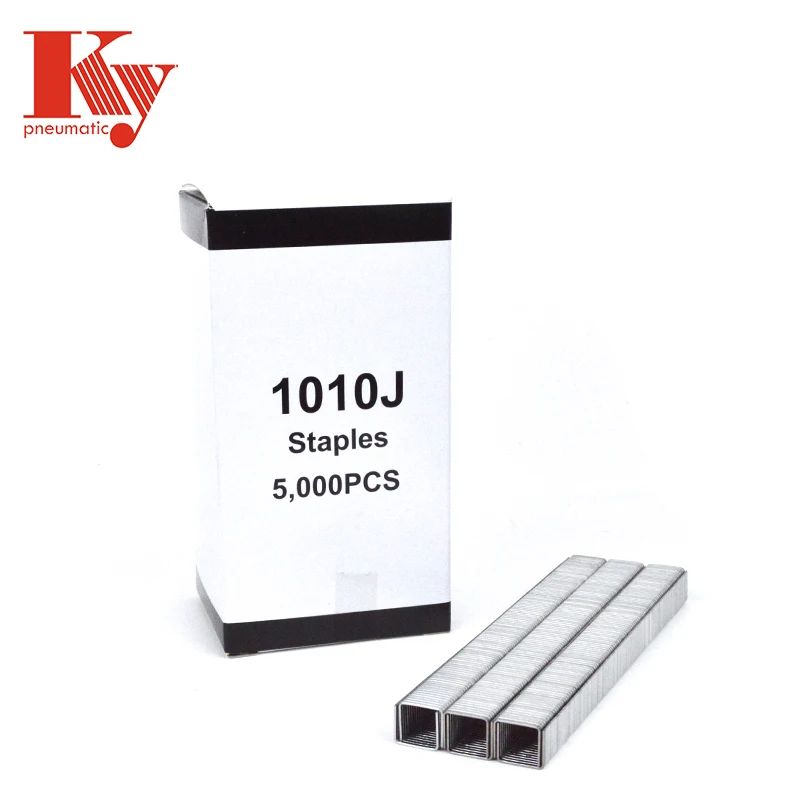 China Wholesale 1010J/1013J/1016J/1019J/1022J Staples Pin Of Varying Sizes Pneumatic Staples For Furniture