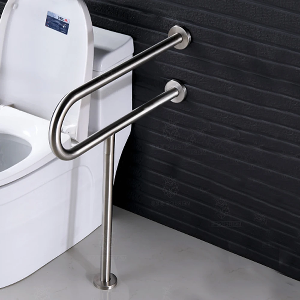 Galvanized Steel  Bathroom Grab Bar for  Elderly